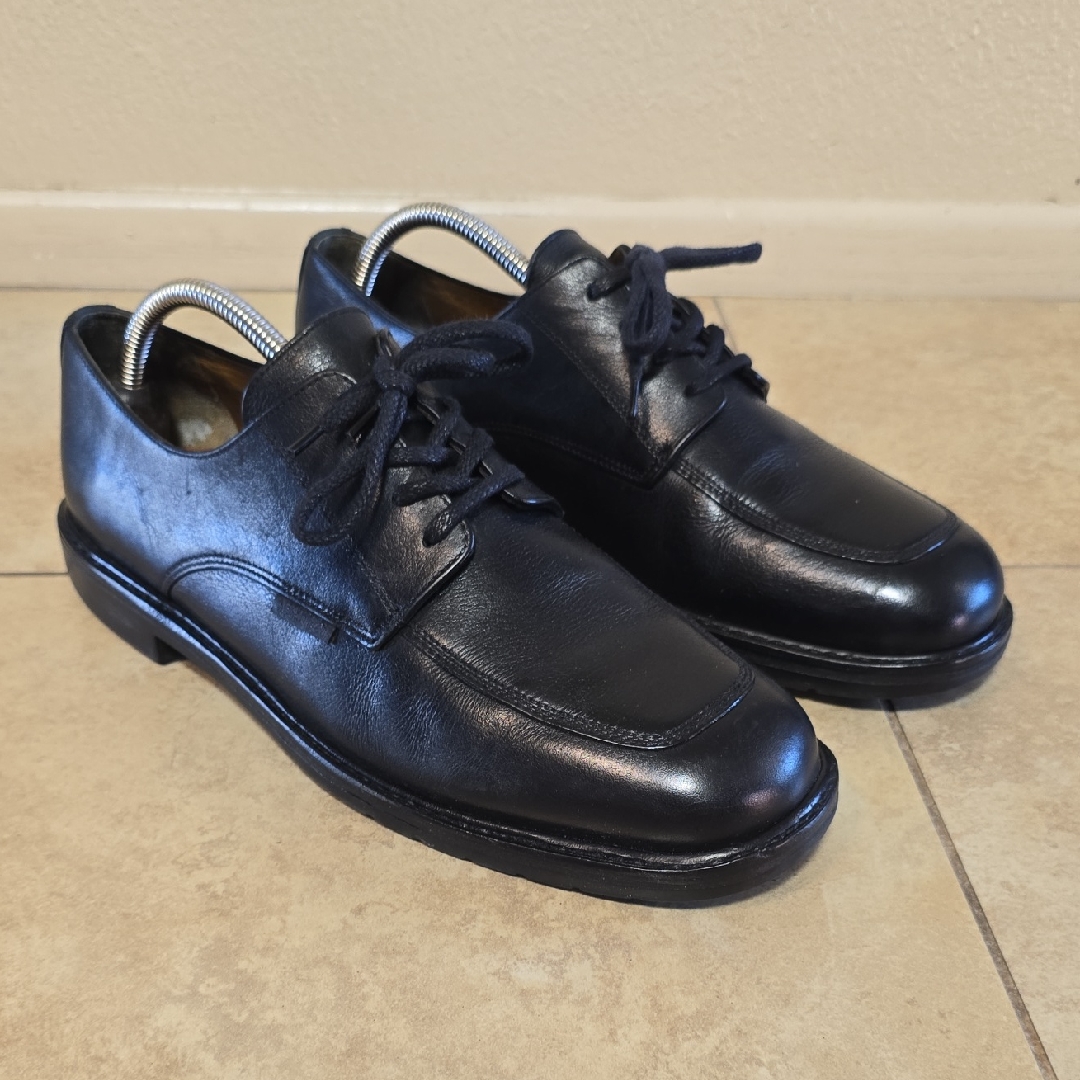 Mephisto 9 Us Black Leather Men's Oxfords